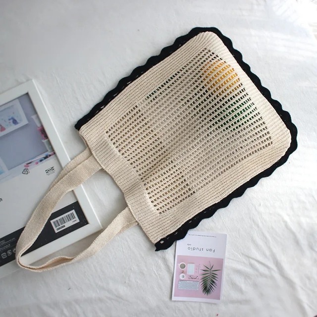 スカラップメッシュバッグ