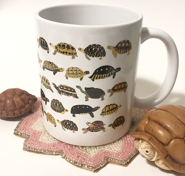 リクガメづくし マグカップ