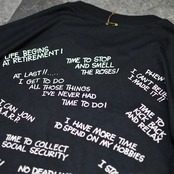 91's RETIRED AT LAST print tee