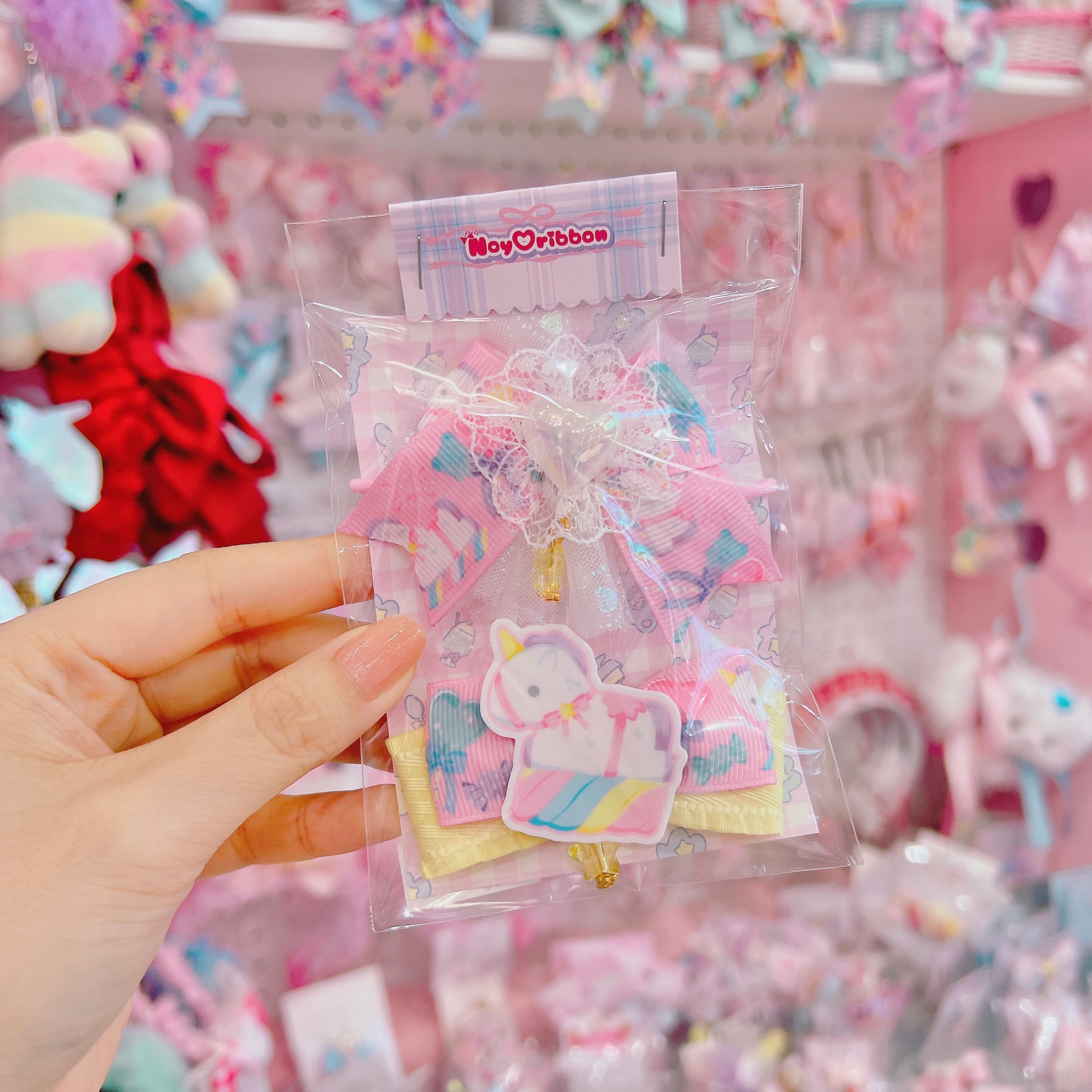 【F7】42-12ヘアゴム＆ヘアクリップセット