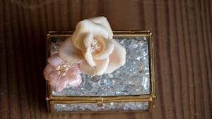 “ Rose＆Hydrangea  jewelry case ”