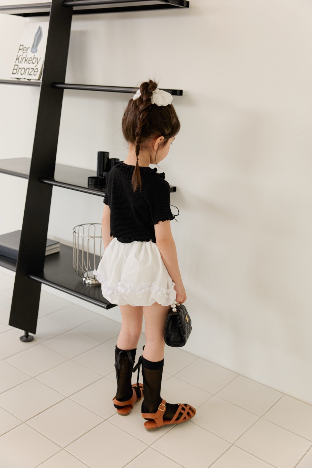 [DOREDORE] Frilled Ribbed Cardigan (13/15) / [도레도레] 프릴골지가디건 (13/15)
