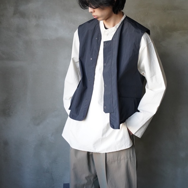 STILL BY HAND / Nylon Work Vest / VE02241 / スティルバイハンド ナイロンワークベスト