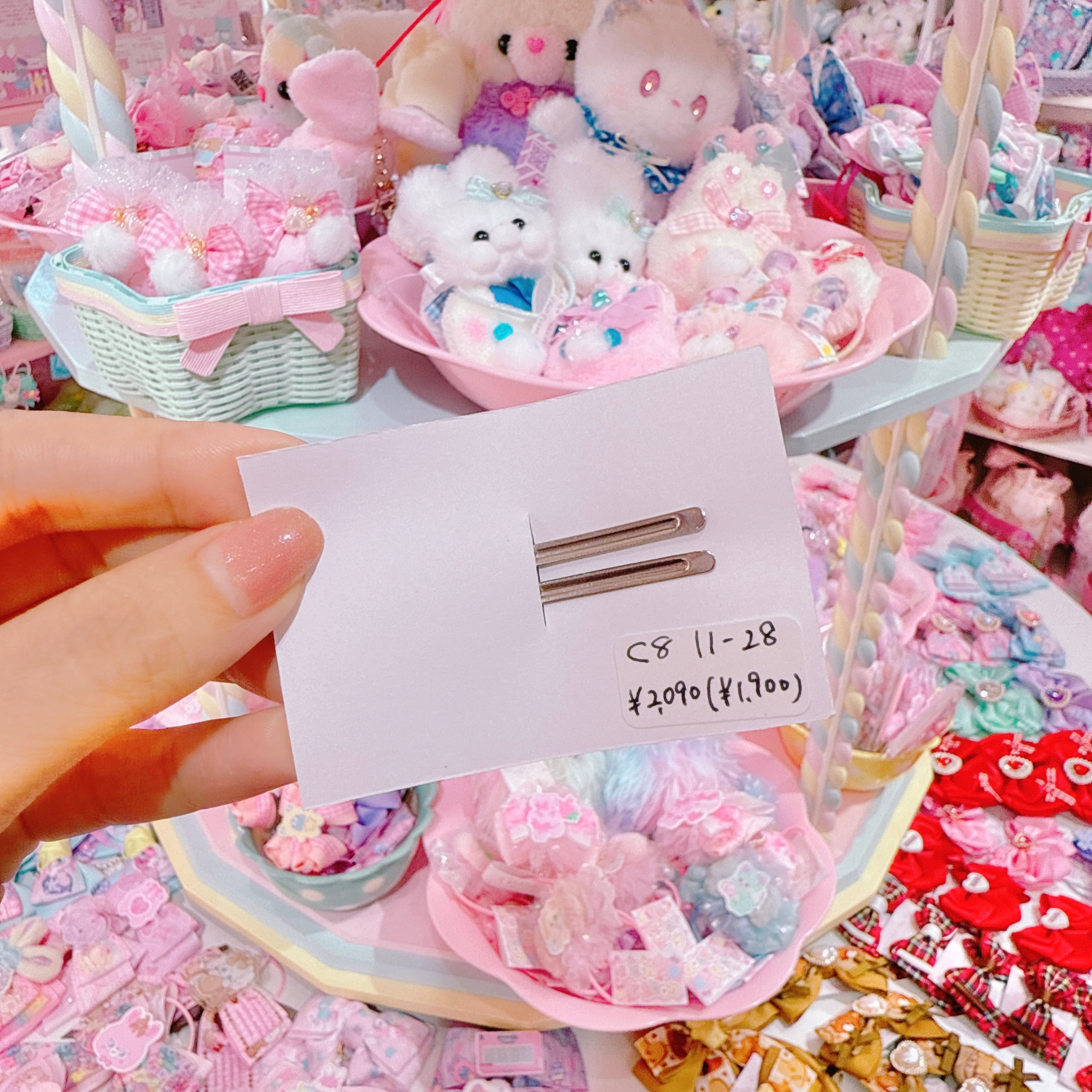 【C8】11-28ヘアクリップ