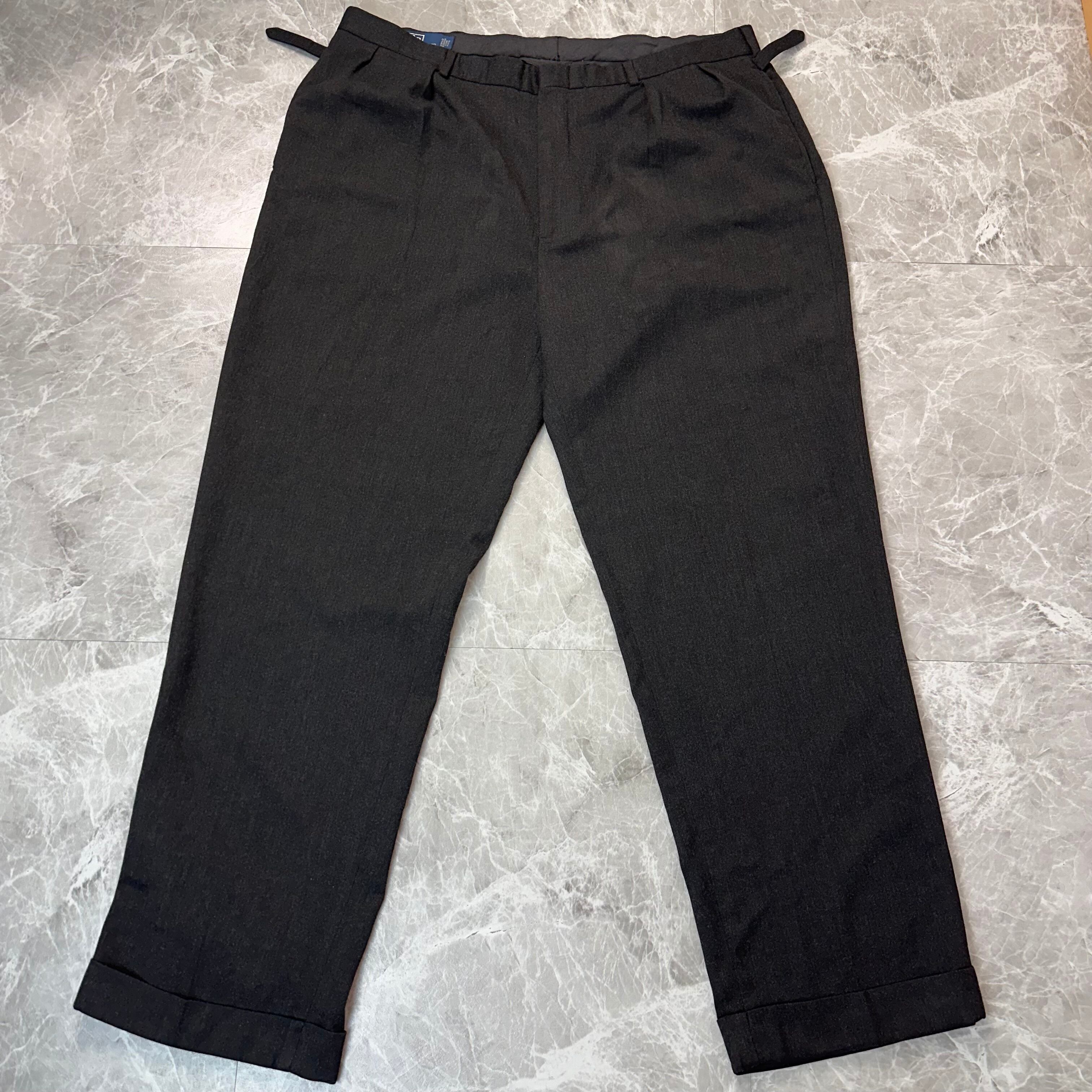90s~ Polo by Ralph Lauren wool wide slacks | Pay ID