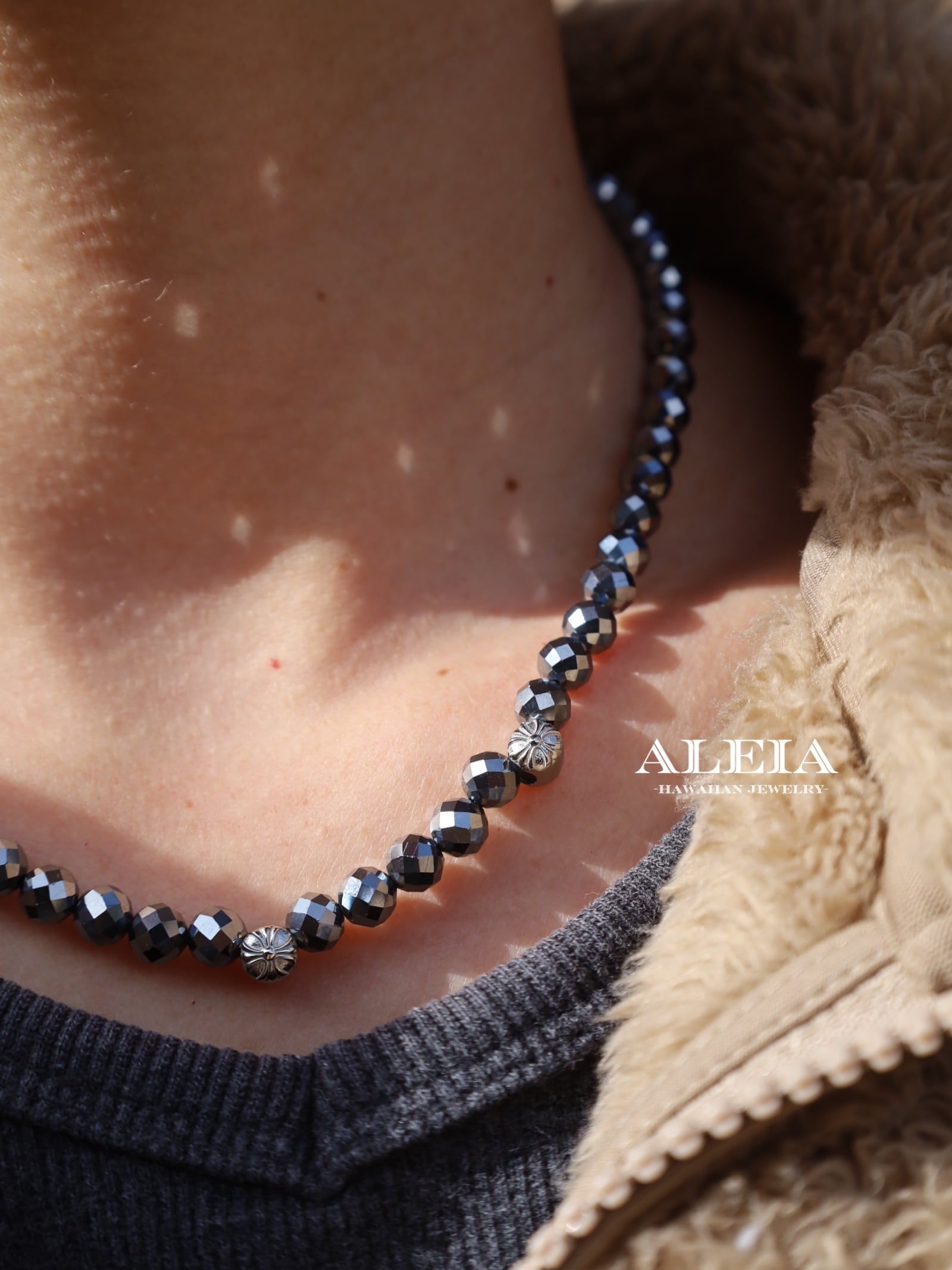 terahertz ore necklace[316L]ハワイアンジュエリー | ALEIA【Hawaiian
