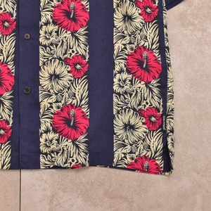 90s MAUI and Sons border pattern aloha shirt