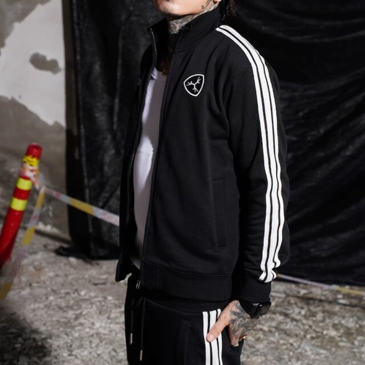 TGFCLUB  sleeve line embroidered jacket setup対象 - 1