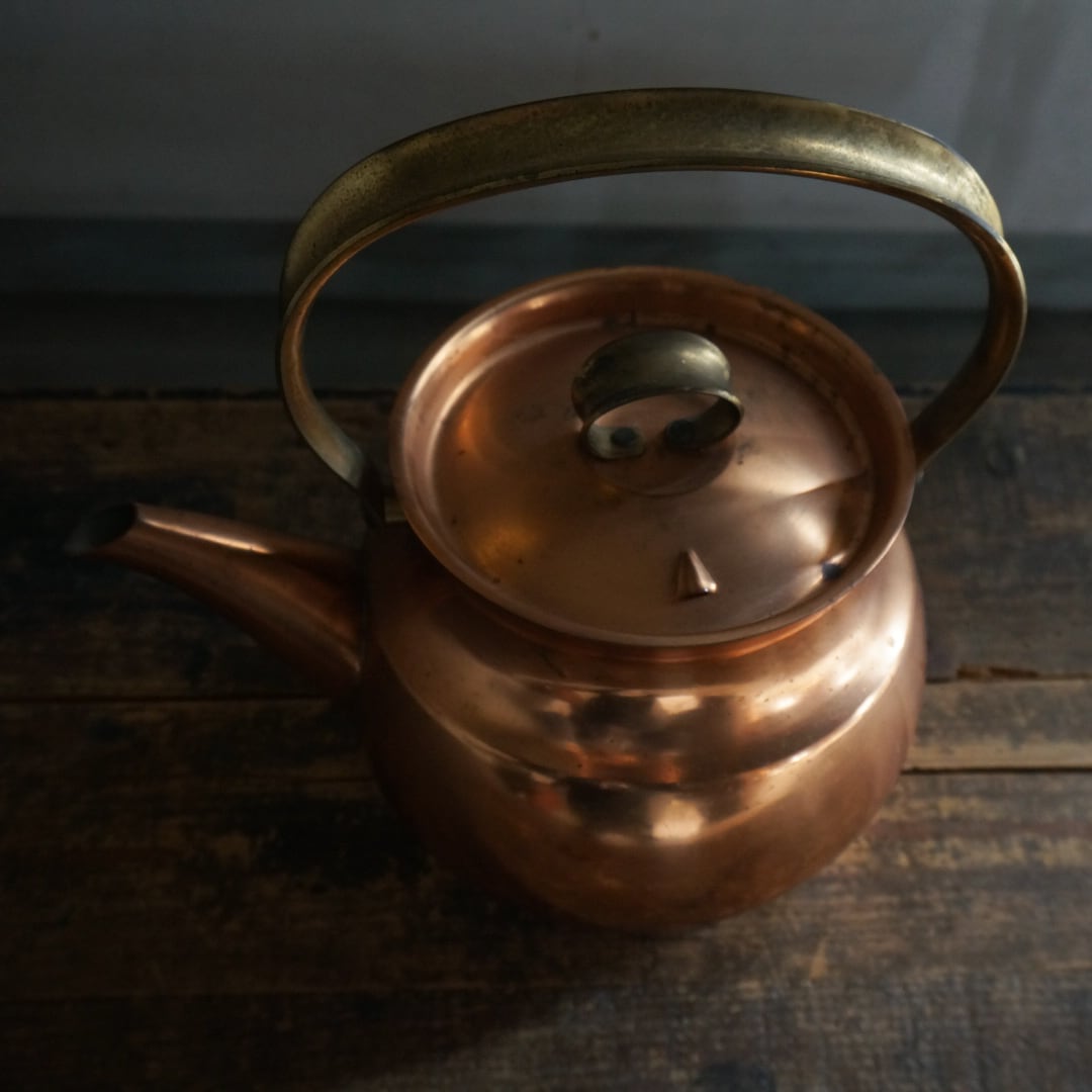 古い国産の銅薬缶 | Konishi Koffee web shop