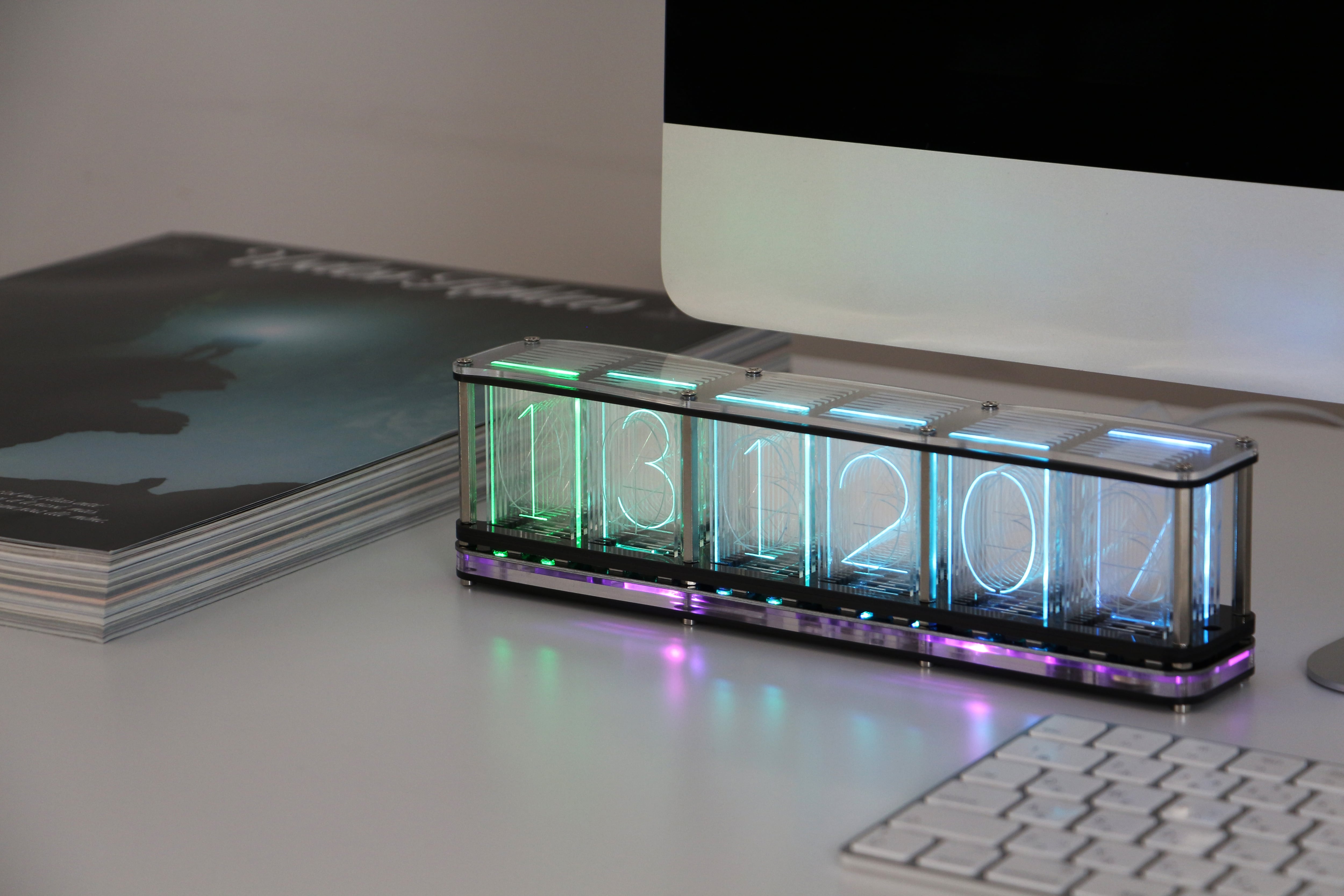 RGBチューブクロック RGB Tube Clock RGB TUBE CLOCK | docketstore