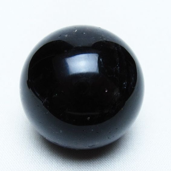 黒水晶 丸玉 34mm モリオン スフィア 置物 一点物 141-8236 | 天然石