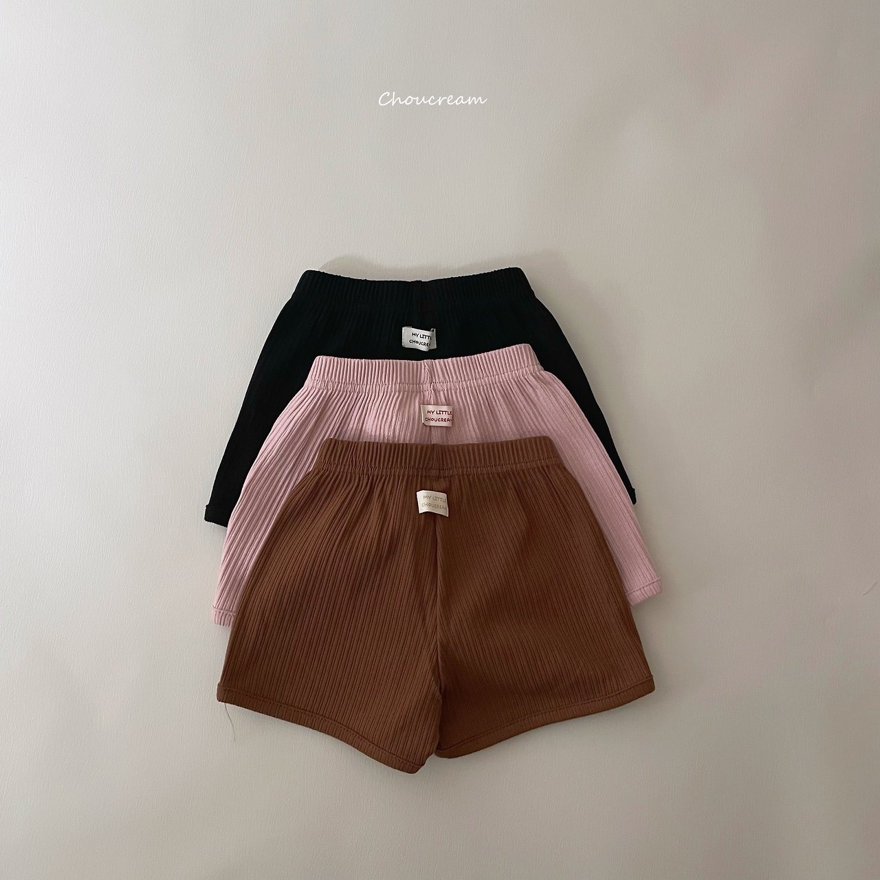 [choucream] Goljirabba Shorts / [슈크림] 골지랍바반바지