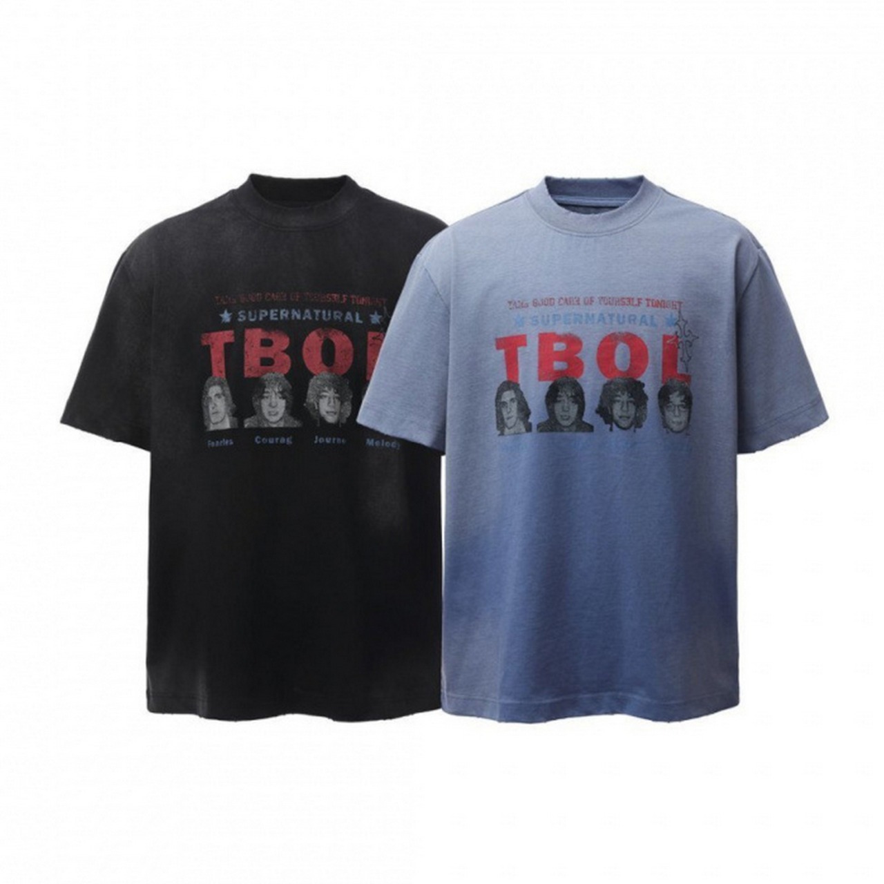 VINTAGE ストリート TBOLプリントTシャツ T2095