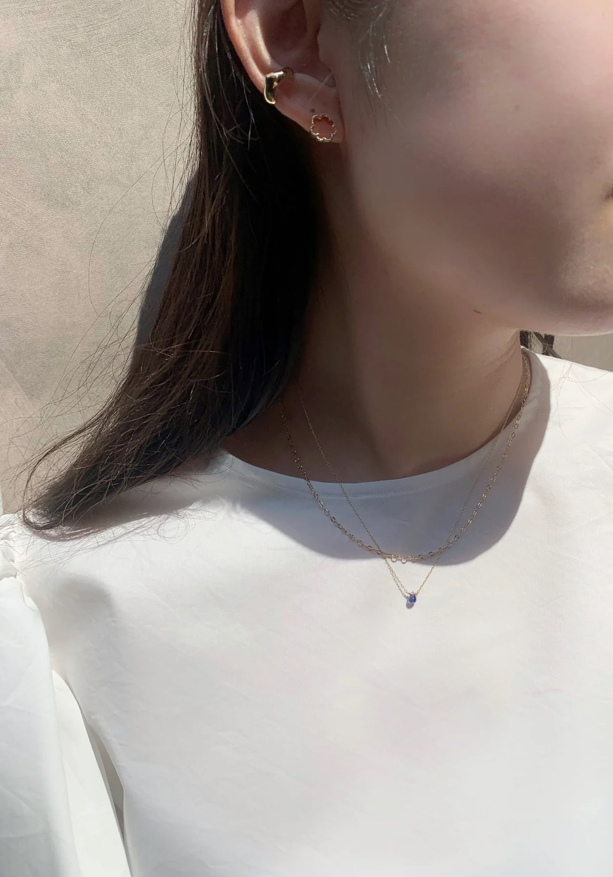 KAORU by atelier kaoru Kyoto【カオル】ミモザ ピアス / K10 ピンク