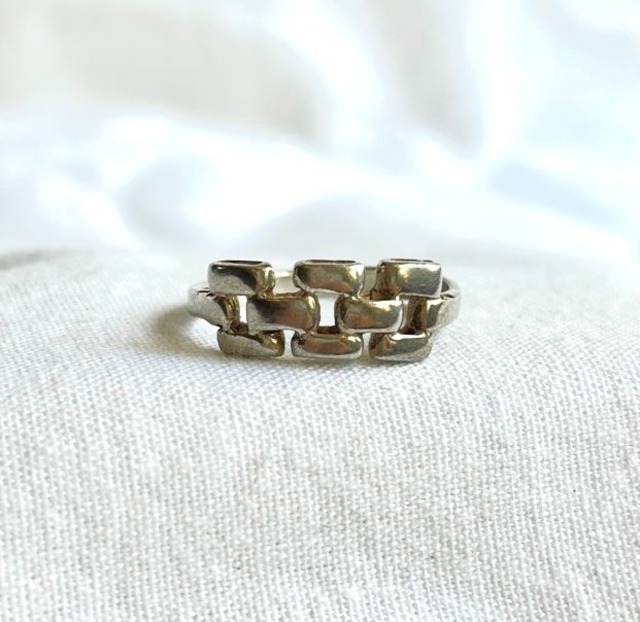 [Men’s]Silver 925 "Block Design" Ring 01 CARBOOTS