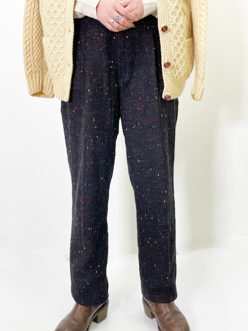 Vintage Multicolor Nep Wool Pants Made In Canada