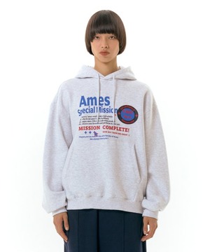[AMES-WORLDWIDE] NEW MISSION HOODIE GREY