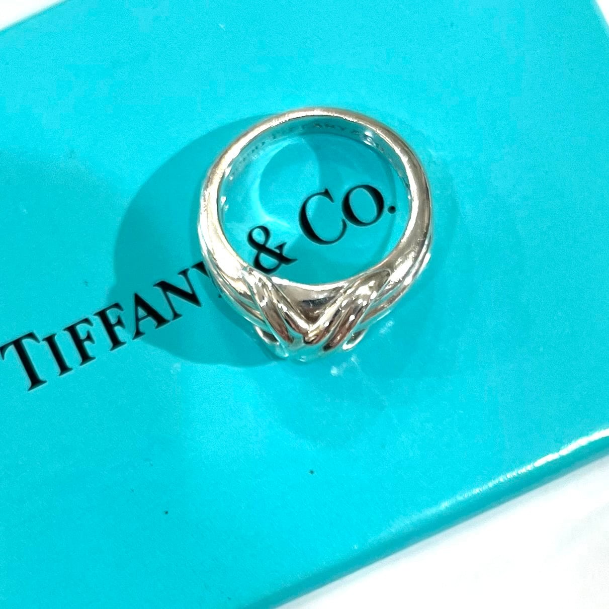 Tiffany & Co. シグネチャー リング 8号 ティファニー シグネチャー