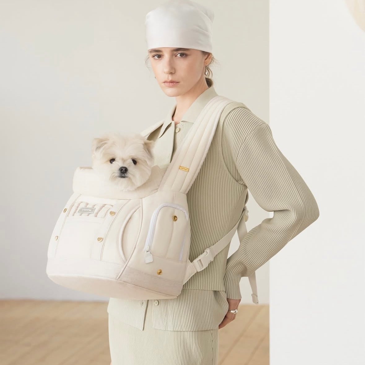 予約【seoru】Front Bag ( beige ) | ropet