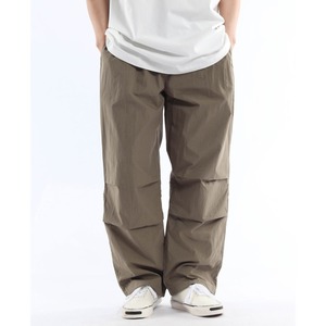 Waist drawstring wide leg pants 0808