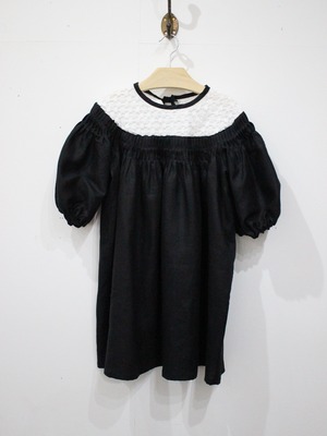 apricot life   tack tack tack  ceremony dress  Kids chemical lace ⁡ Black  "M"