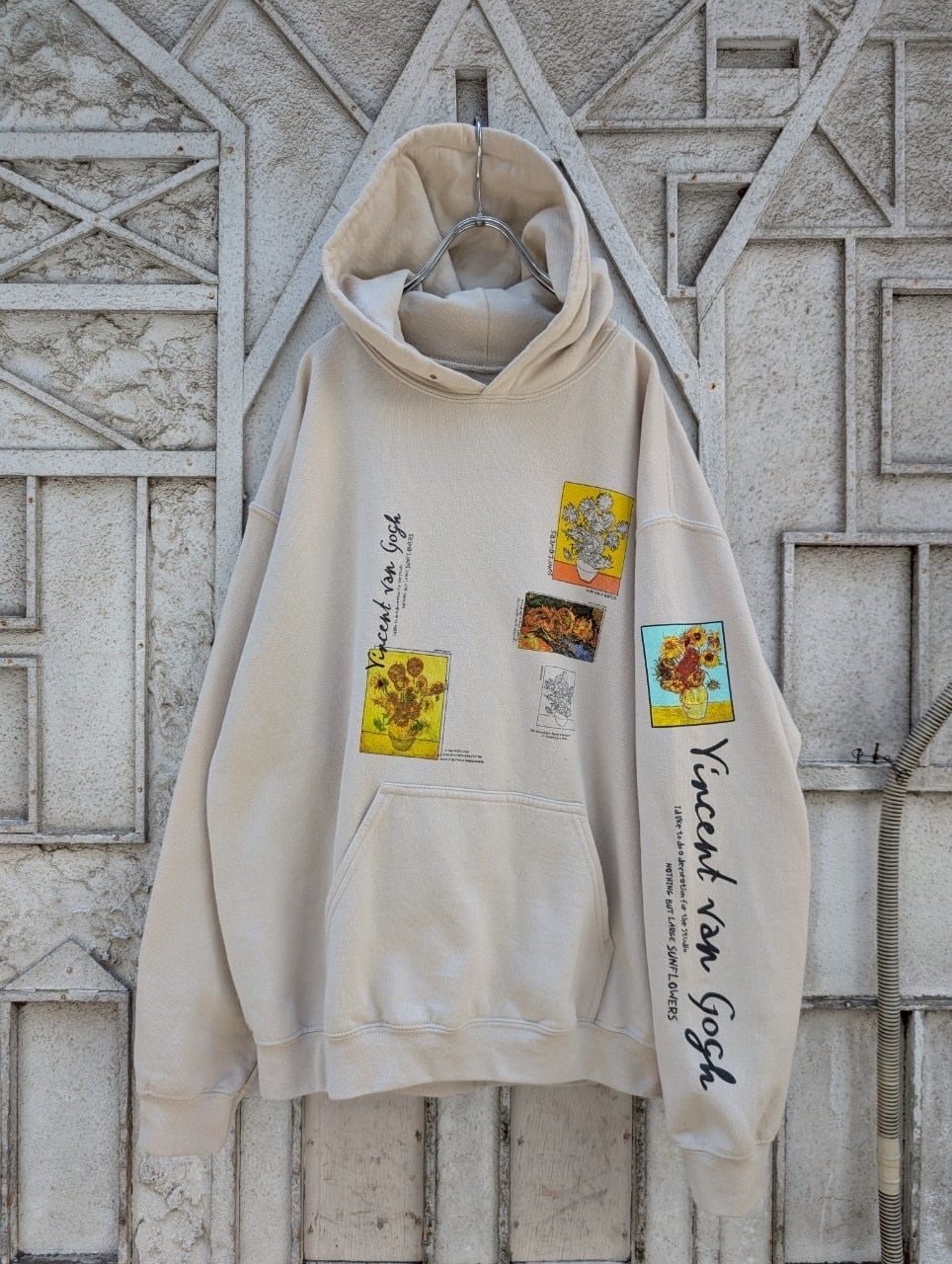 "VINCENT VAN GOGH" print hoodie