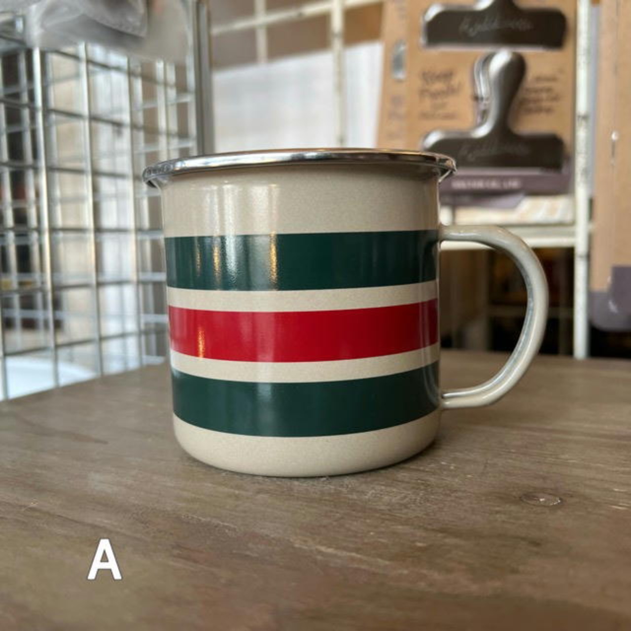 SS RIM ENAMELED MUG　3Type　ステンレス リム エナメル マグ　DULTON　マグ　stainless　