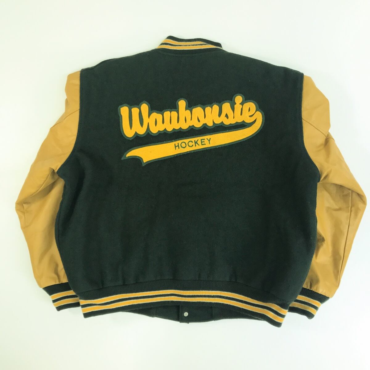 BUTWIN バトウィン 80〜 90年代 USA製 黒タグ 袖革スタジャン ベース