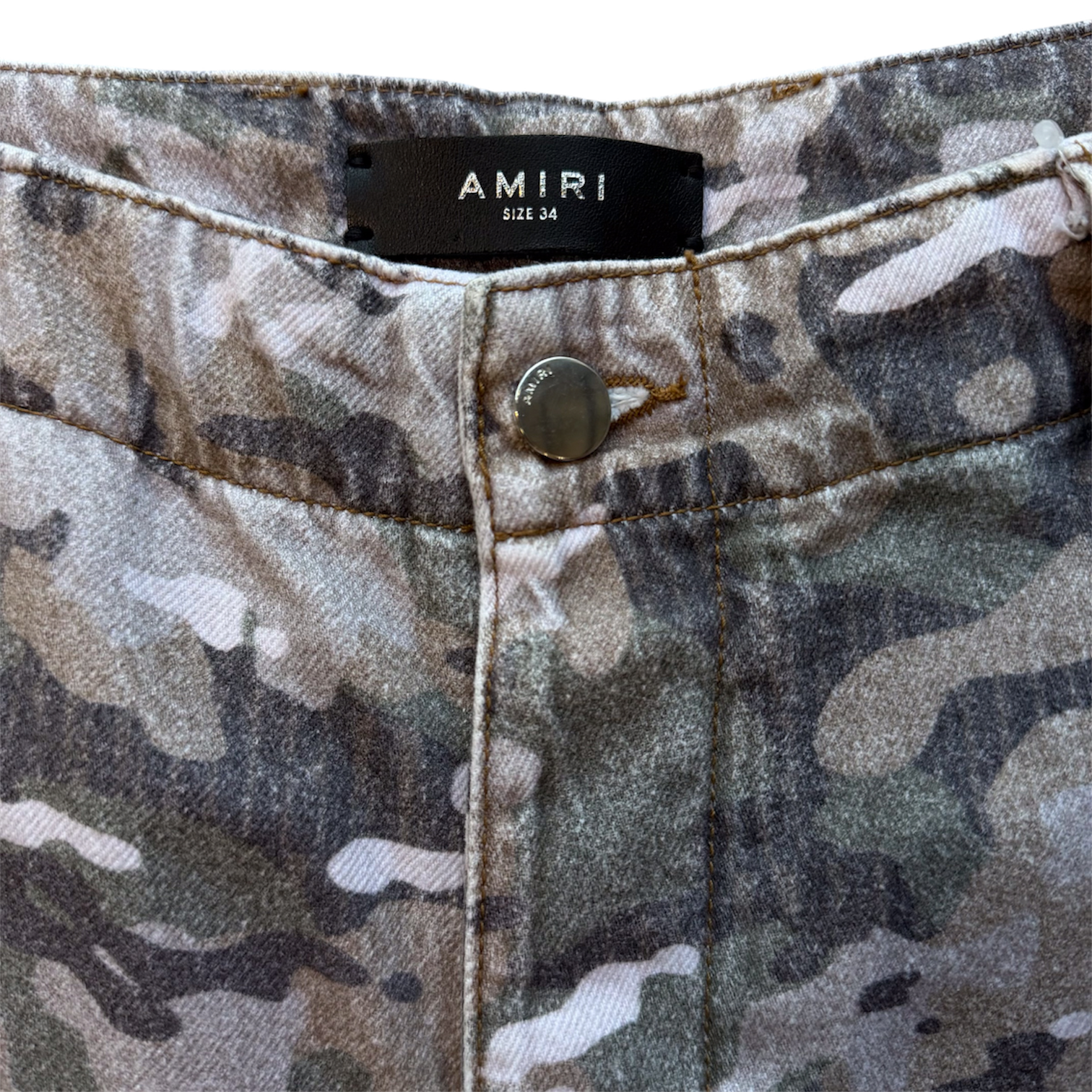 AMIRI M65 Camo Kick Flare Cargo Pants