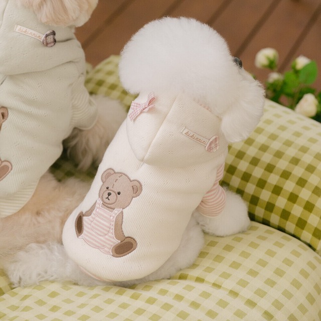 【予約】[kiki&nini]ブラウニーニットパディング(クリーム)