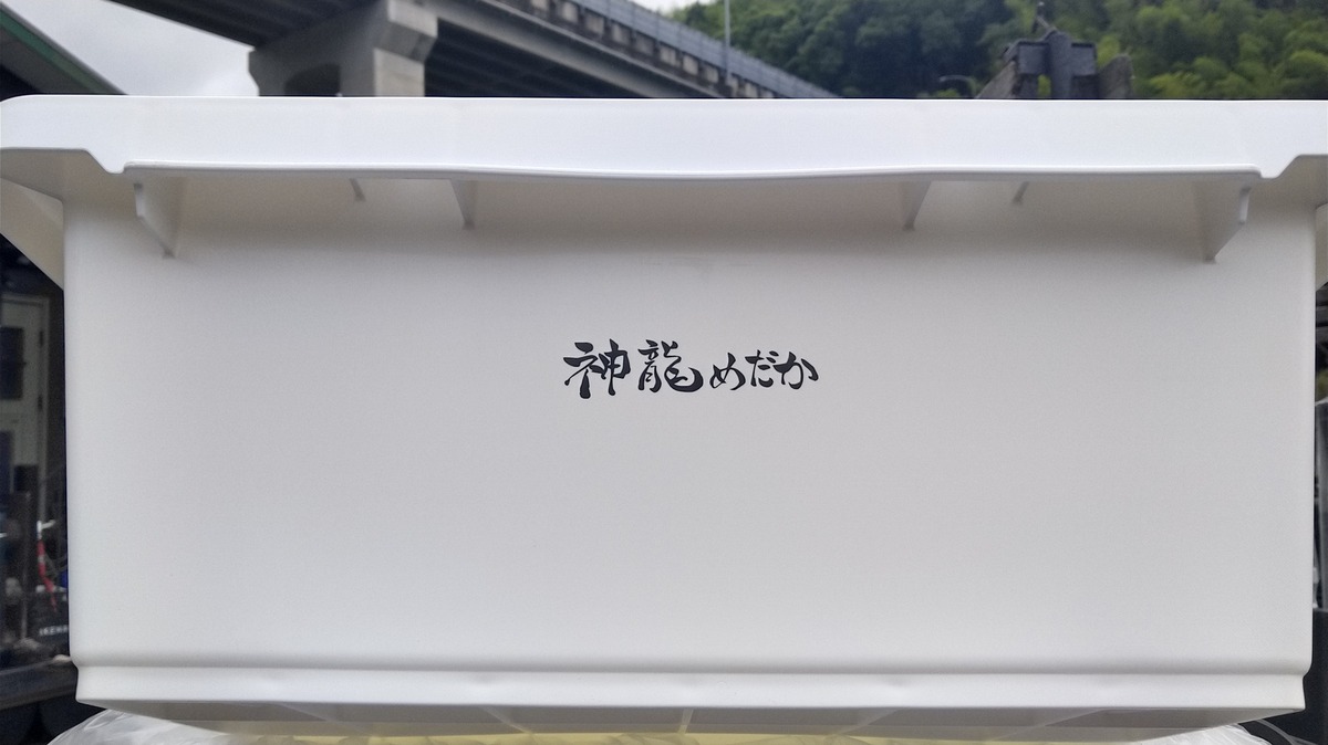白トロ舟60L ロゴ入り 商品説明をよく読んで下さい。 | 神龍めだか