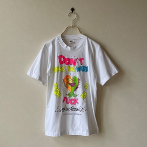 AUSTRALIA 90s Fish Print T-Shirts W124