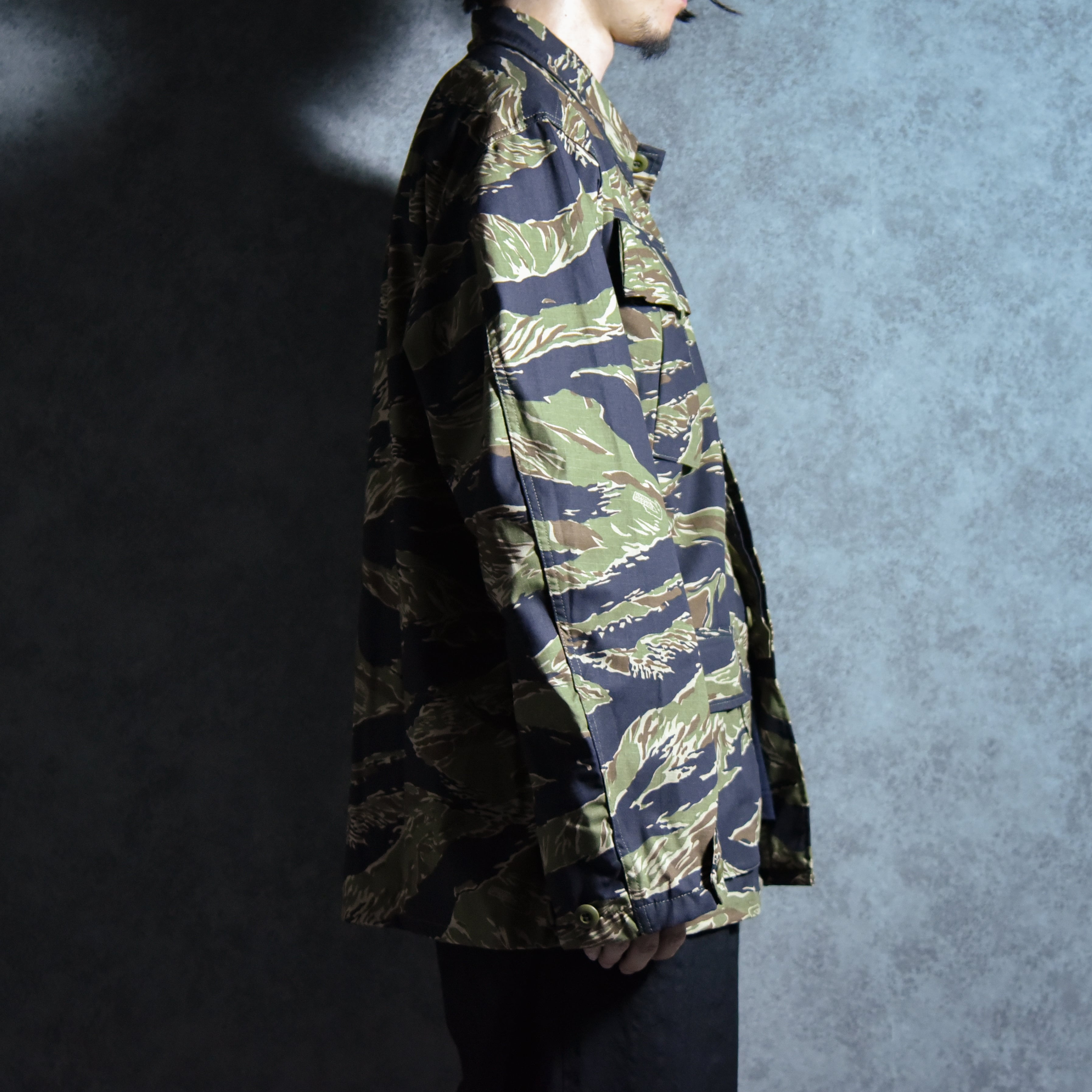 DEAD STOCK】MCGUIRE ARMY NAVY Tiger Camouflage Jungle Fatigue