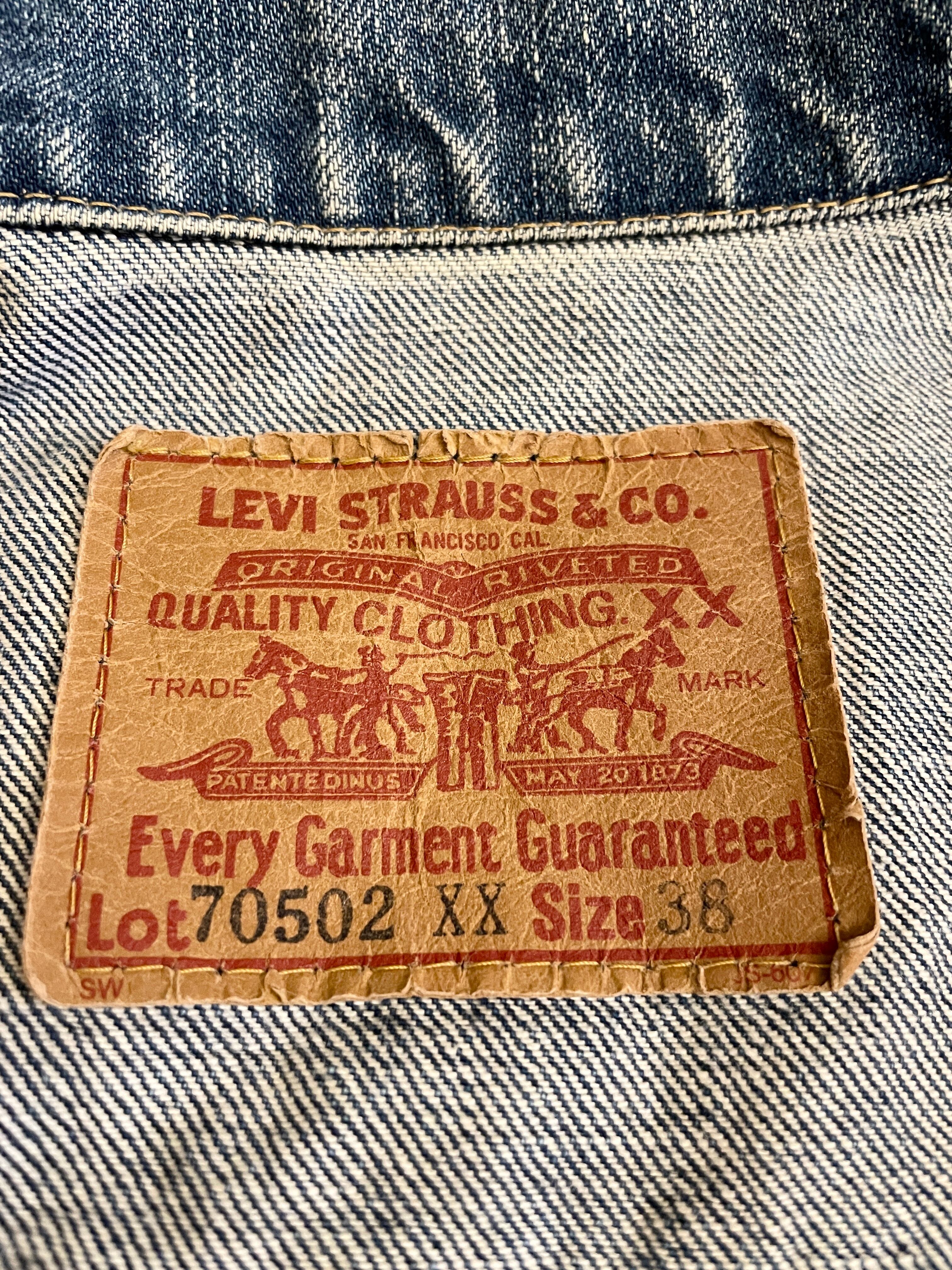 90s Levis リーバイス 70502XX ジャパン最初期 復刻 38 | Pay ID 90s Levis リーバイス 70502XX ジャパン最初期 復刻 38 | Pay ID
