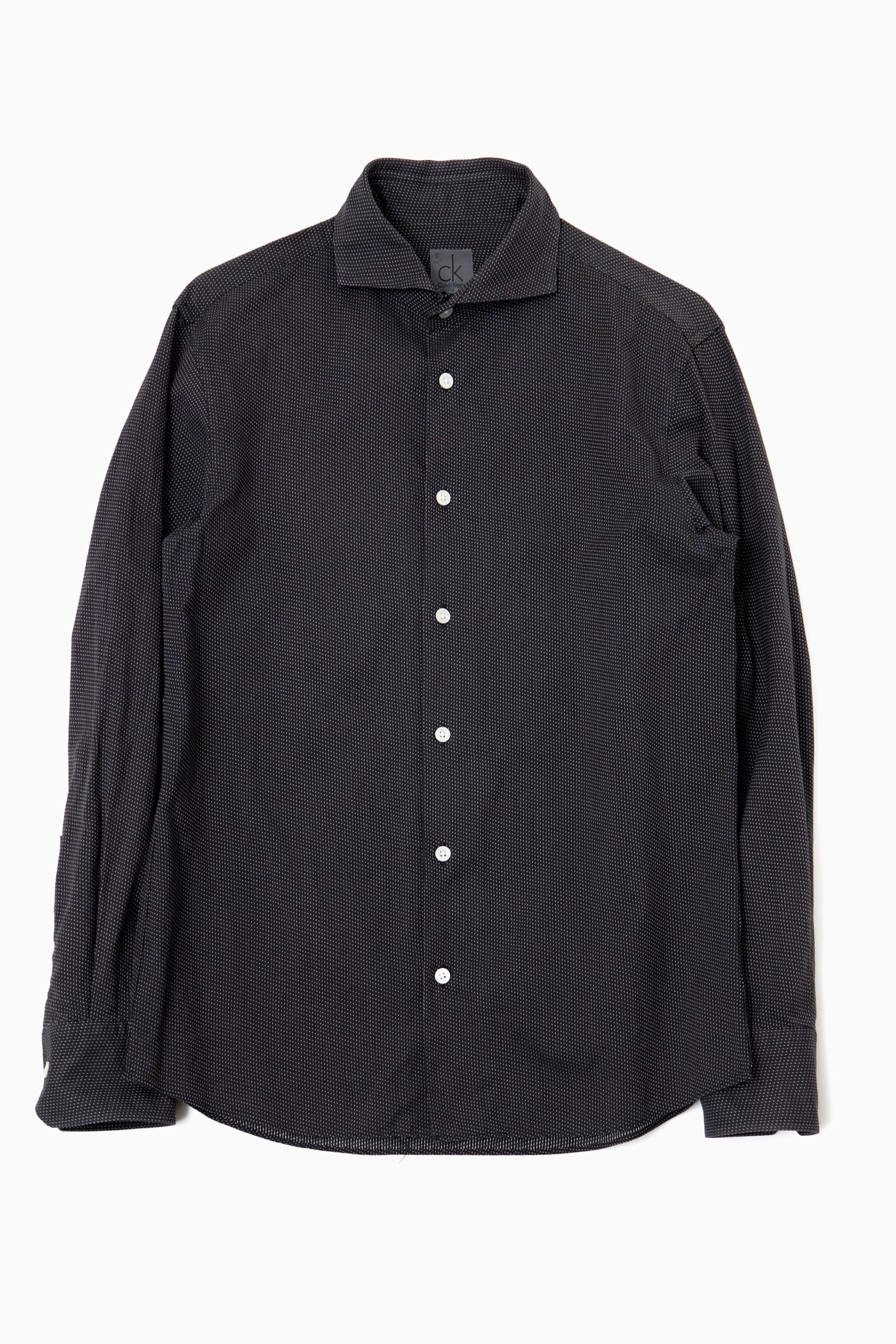 Calvin Klein DOT ITALIAN COLLAR SHIRT