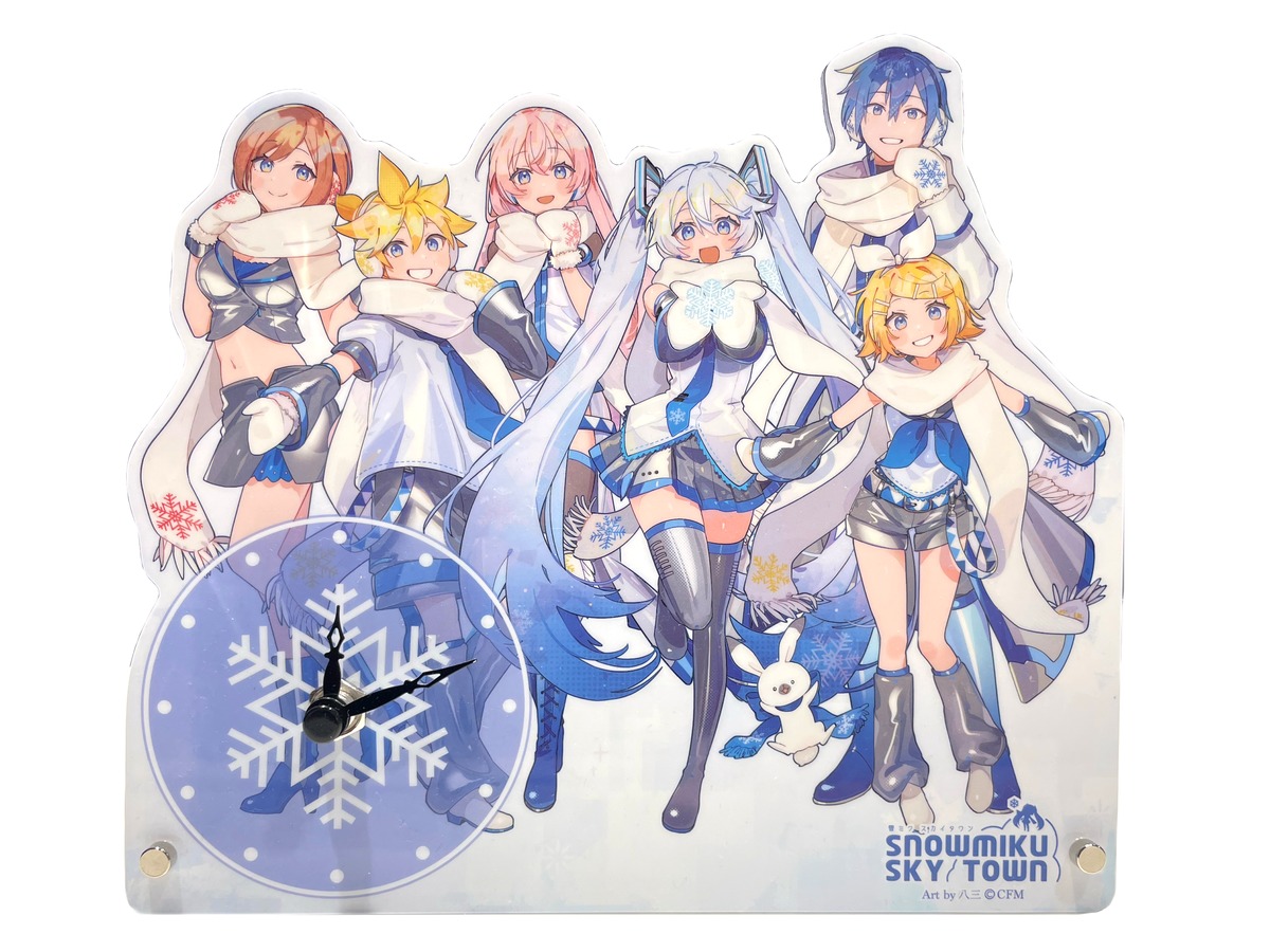 AYA雪ミク3点セット アクリル時計（八三） | 雪ミク スカイタウン