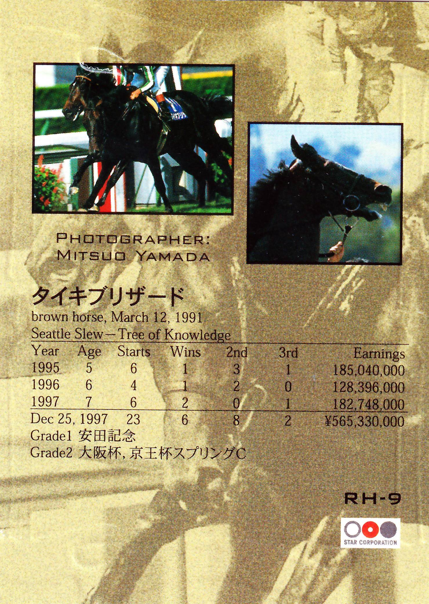 THE Classic 1998、タイキブリザード他84枚