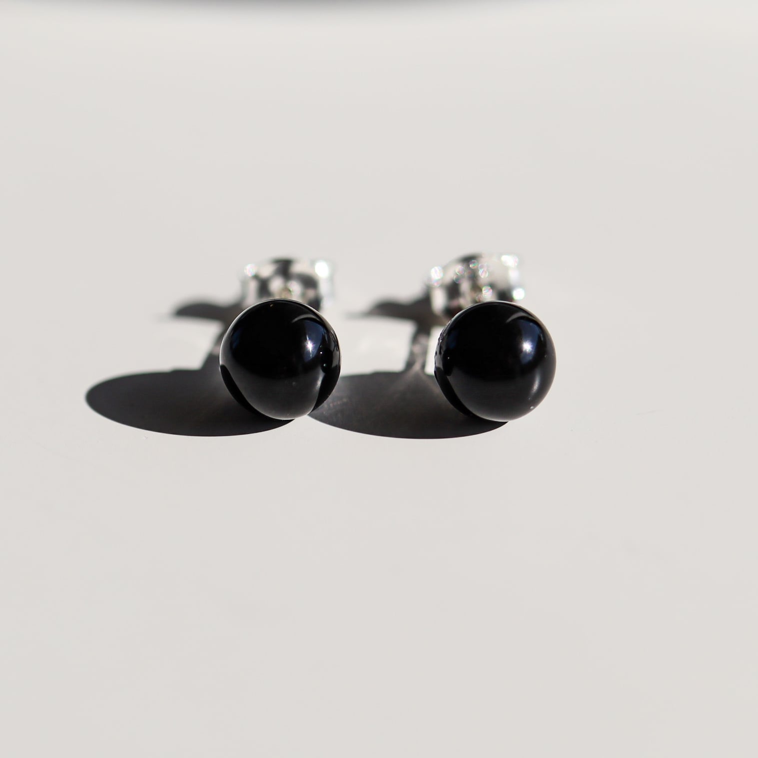 オニキスピアス silver925 オニキス ピアス p420 | RIN. accessory ｜ステンレス