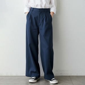センタープレスワイドパンツ