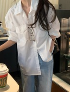 【新作5％OFF・3日間】Cotton Washing Shirts_4colors
