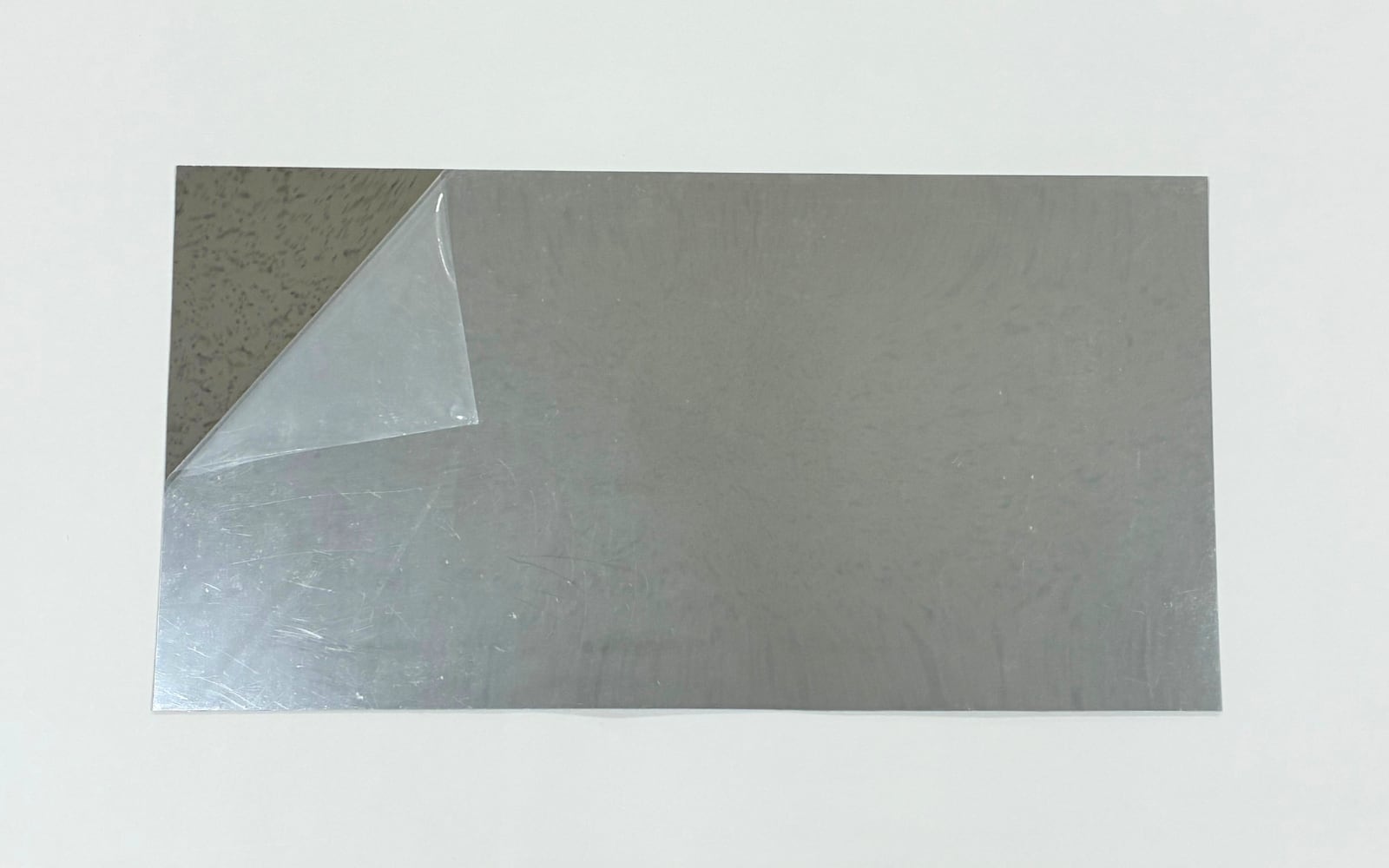 アルミ蒸着ポリカーボネートシート 440×230×0.5㎜