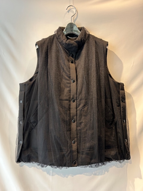 CHIKAKISADA  tulle down vest