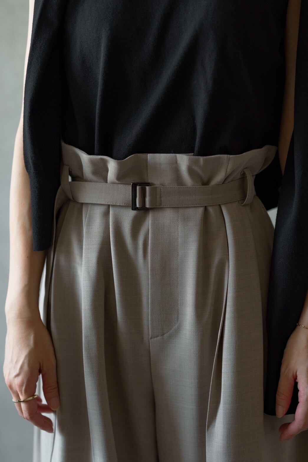 size less pants (LATTE) 10月下旬発送予定 | roughlow