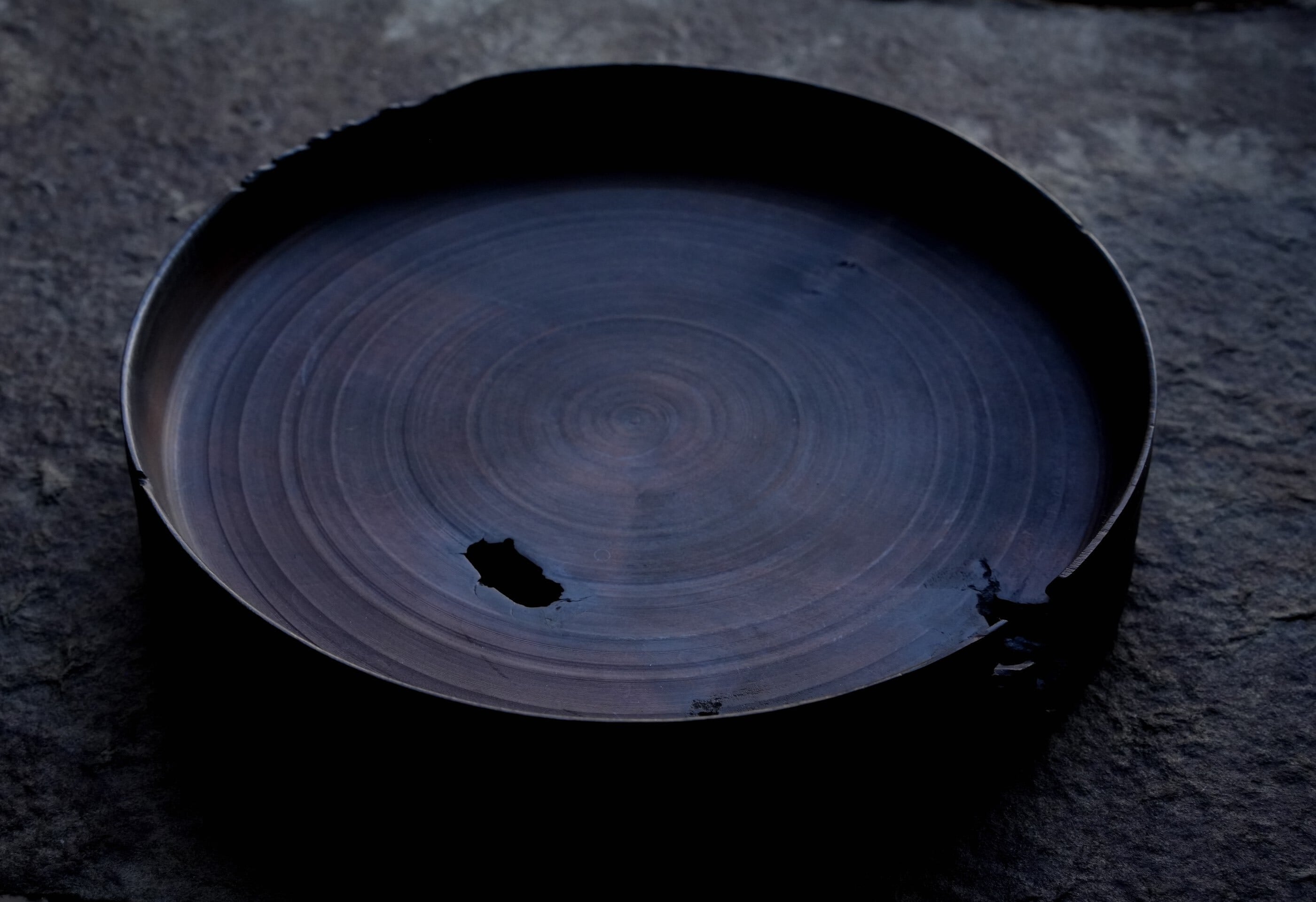 阿源】黒漆茶盆 / [AYuan] Black Lacquer Tea Tray | ichibutu