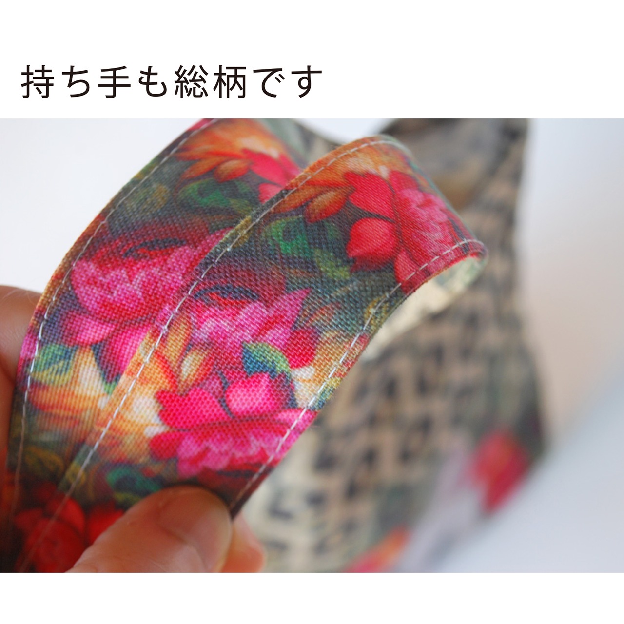 MT2 Nouchka| 白猫  ｢スナップボタン付き｣ ミニ トートバッグ Tote Bag 日本製