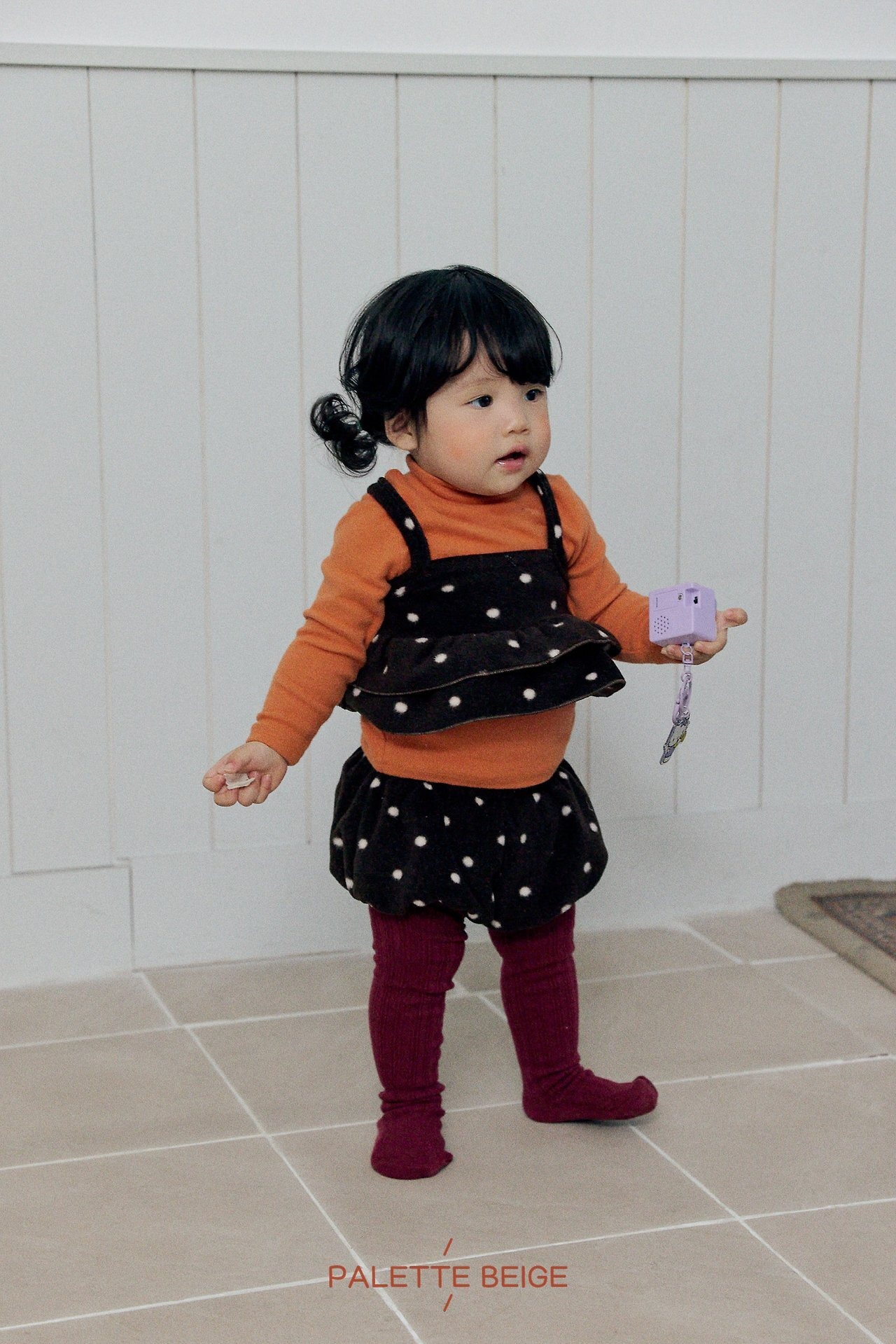 the beige［取寄］dot bustier setup 26winter