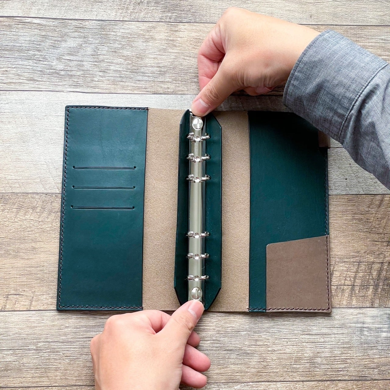 クレージュシステム手帳 ASHFORD アシュフォード モダングレース BIBLE 15mm フラップ