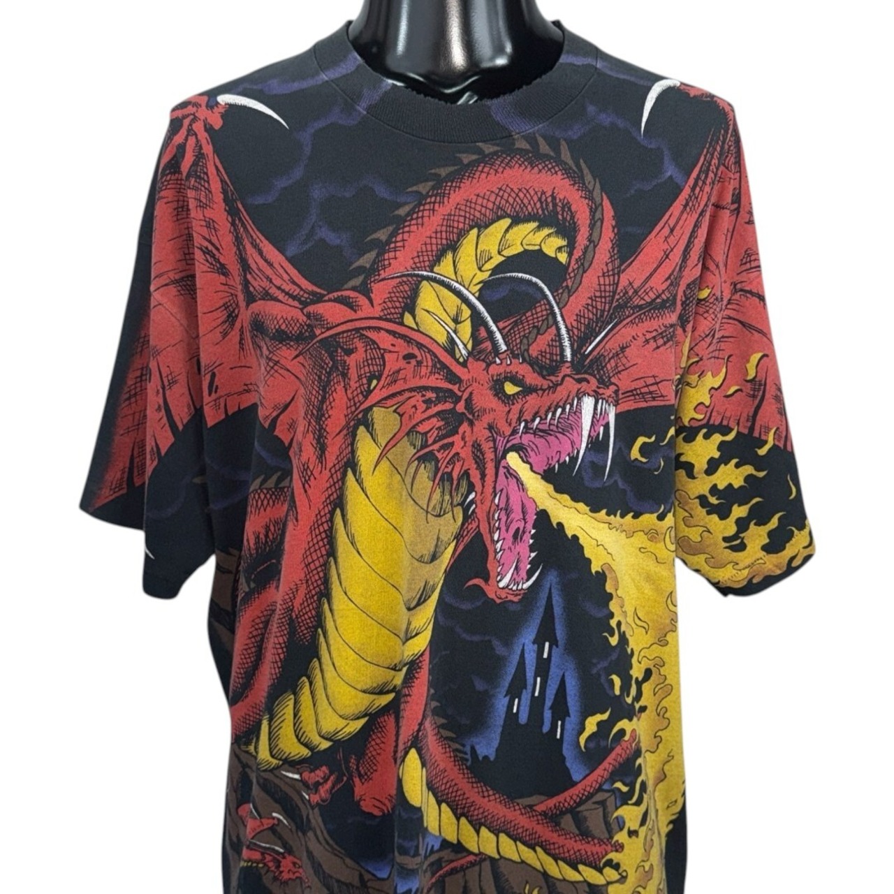 【LIQUID BLUE】リキッド・ブルー "DRAGON & KNIGHT" 90's Vintage Tシャツ