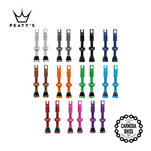 【PEATY'S】Tubeless Valves [チューブレス バルブ] 42mm