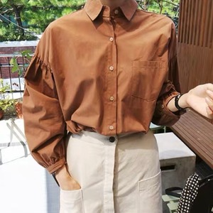 ボリュームスリーブシャツ　A1349